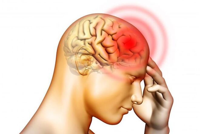 A headache can be a symptom of the presence of roundworm larvae in the middle ear.